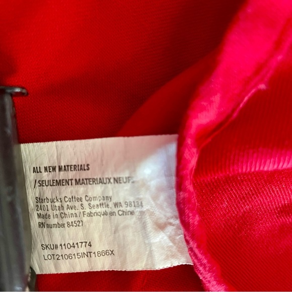 Starbucks red Apron - Picture 7 of 8
